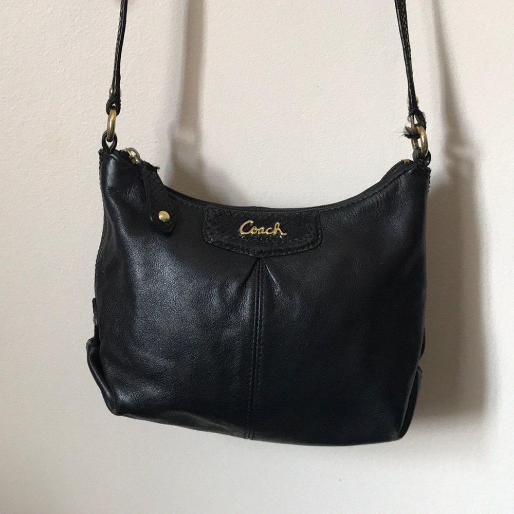 Coach leather crossbody bag